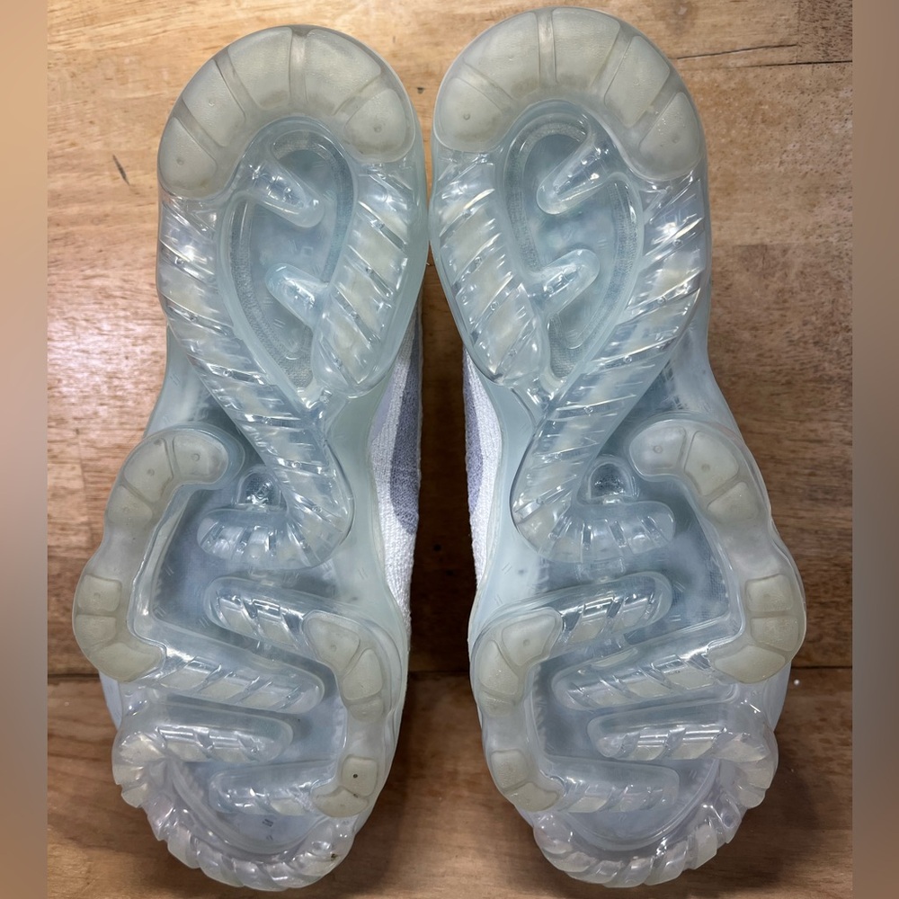 Nike Air VaporMax 2023 Flyknit Womens Sz 7 Running Shoes Sneakers Pure Platinum - Picture 9 of 11
